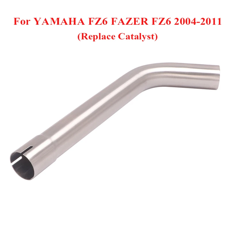 

Slip on Exhaust System Pipe Connection Link Tube Modified Connect Pipe for YAMAHA FZ6 FAZER FZ6 2004-2011