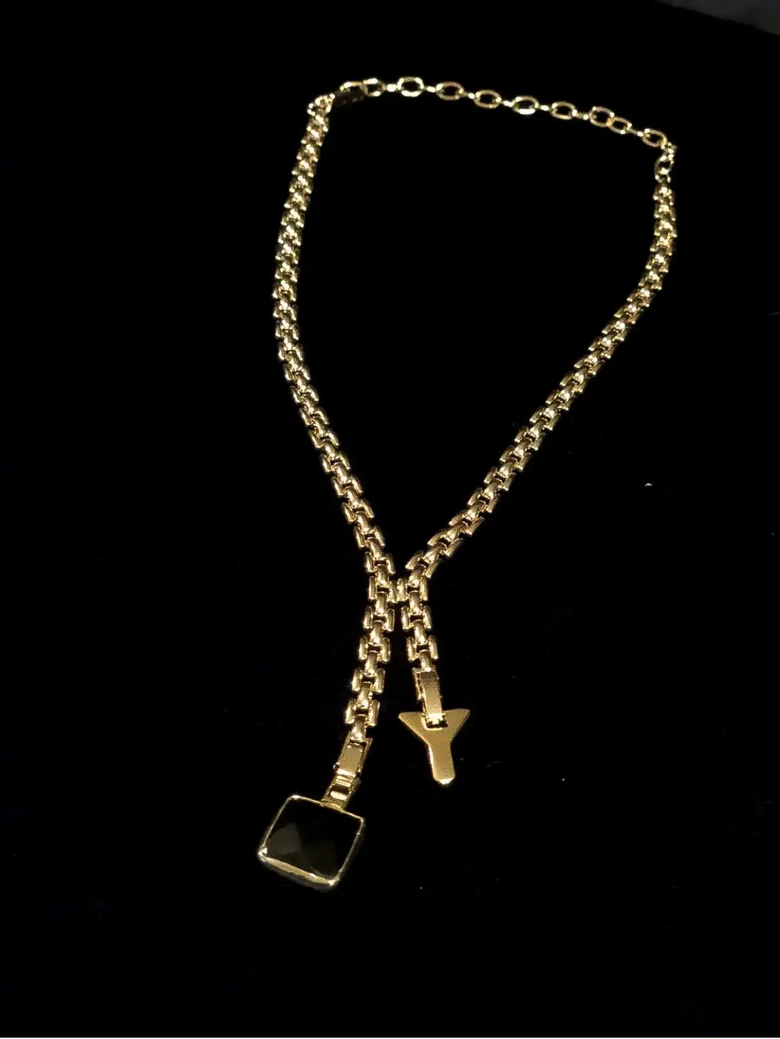 

GULCE DERELI, WAY CHAIN NECKLACE, INITIAL, NATURAL STONE AND LETTER CHARM, NEW PRODUCT, EDA ECE, GIFT BOX, GOLD/SILVER PLATED