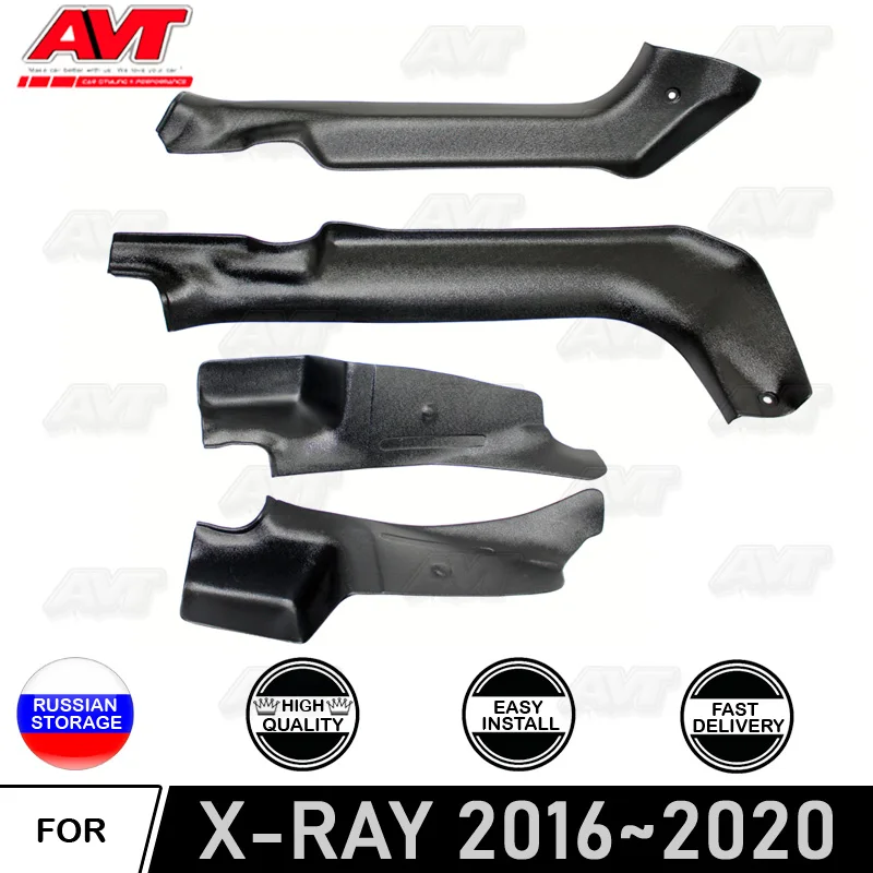 Накладки на ковролин дверных порогов для Lada X Ray 2016 2020 автомобильный Стайлинг