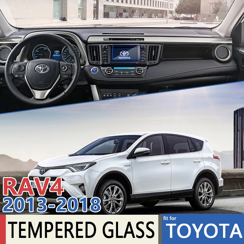 for  Toyota RAV4 XA40 MK4 2013~2018 Car Navigation GPS Ultra-Thin Film Touch Full Screen Protector Tempered Glass Accessories