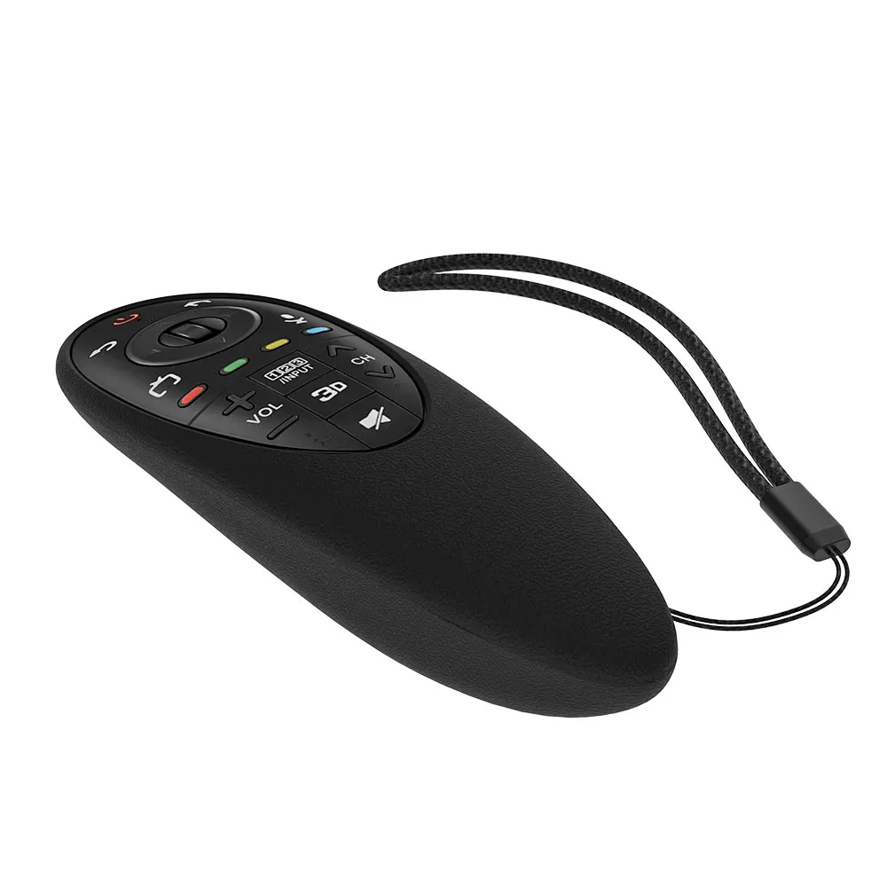 black Силиконовый чехол SIKAI для AN-MR500G, магический пульт дистанционного управления для LG AN-MR500 Smart tv UB UC EC, серия lcd tv, телевизионный пульт управления - Цвет: black