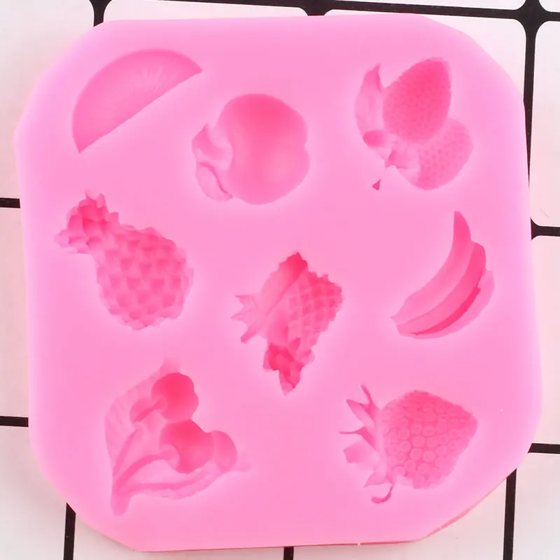 Силиконовая форма для фруктов яблоко ананас инструменты украшения тортов из