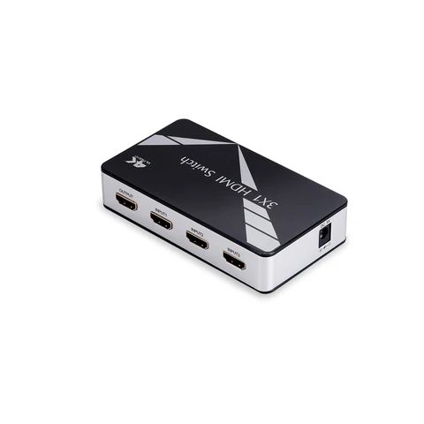 GCR Свитчер переключатель HDMI 4 x 1 Greenline, 4Kx2K 30HZ, PIP(картинка в картинке) , пульт ДУ к HD-телевизору, проектору