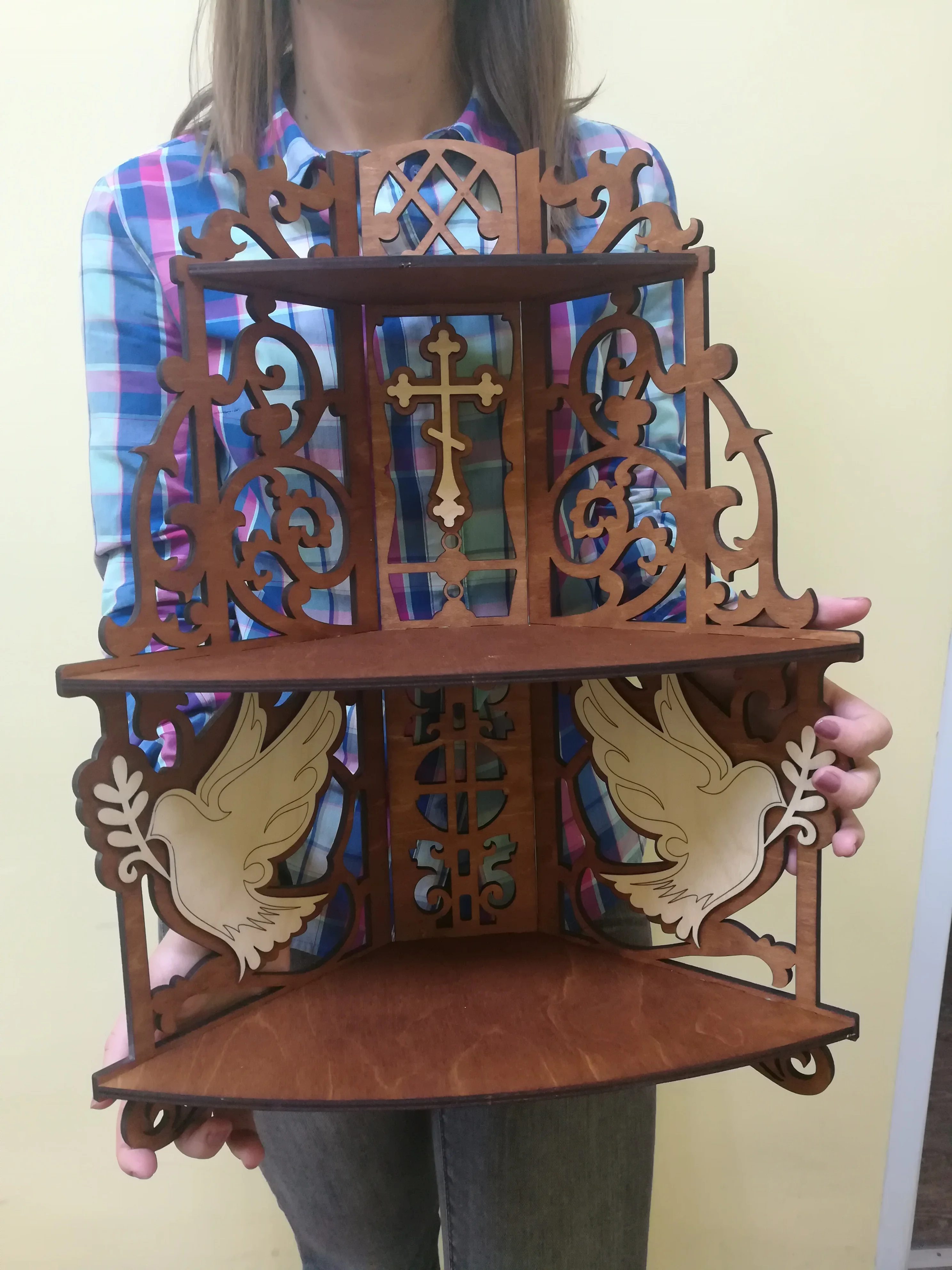 Угловая полка для икон &quotИконостас&quot|Декоративные полки| |