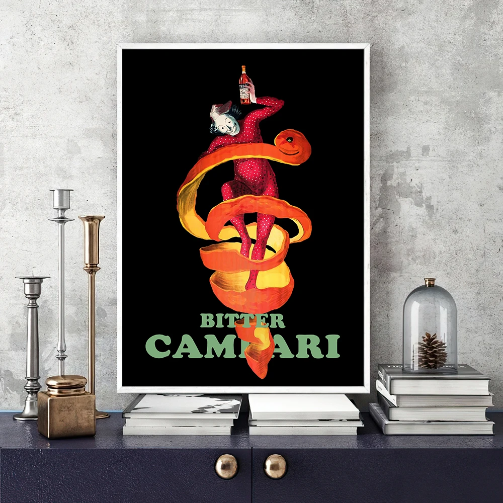 Постер Catz Bitters винтажная Картина на холсте клоуна пива забавная мультяшная