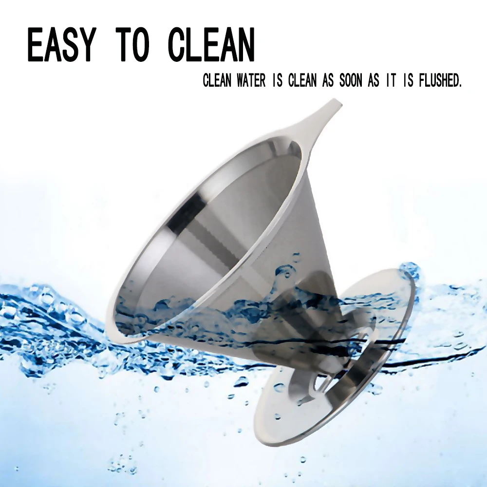 Многоразовый кофе фильтр держатель из нержавеющей стали металлическая сетка