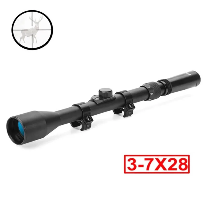 Охотничий прицел Gamo 4x28 3-7x28 3-7X20 4x20 для страйкбола винтовки 11 мм | Спорт и