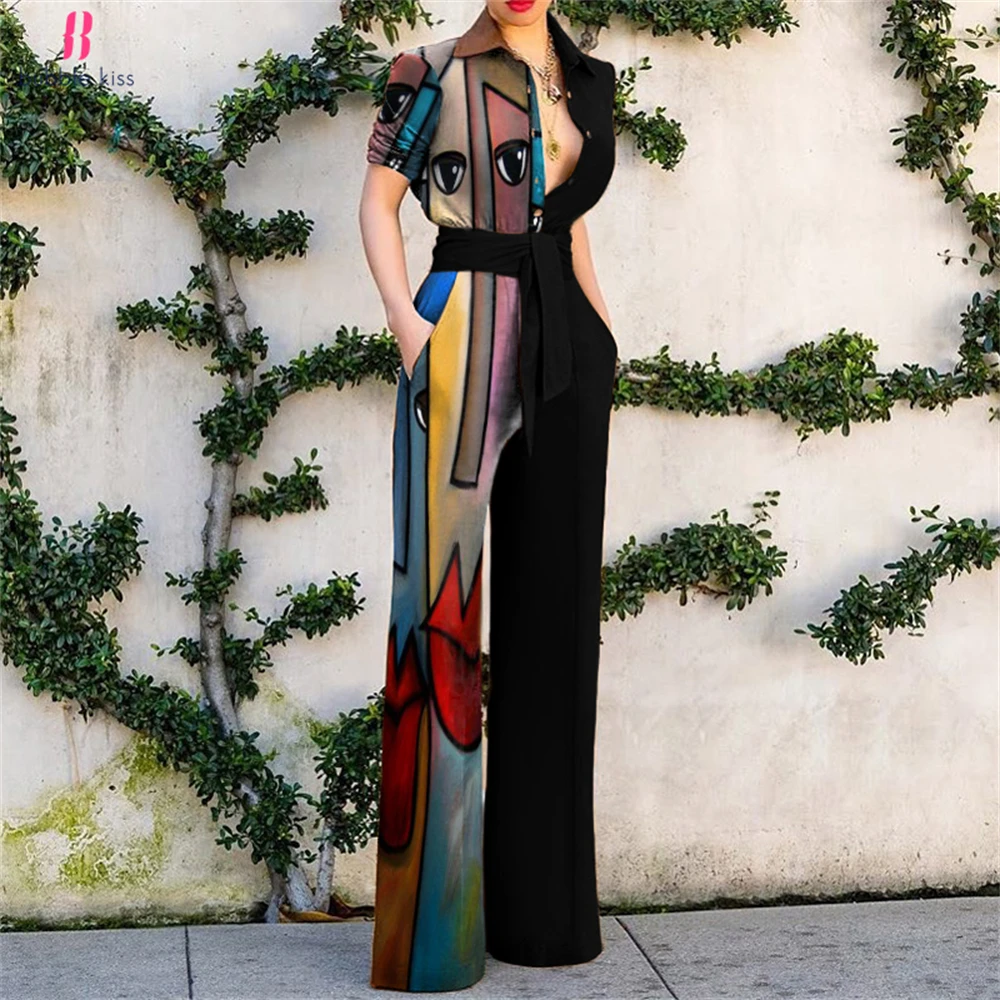 

Summer Fashion Bodysuit Solid V-neck Short Sleeve Sexy Jumpsuits Solid Color Jumpsuit Women Overalls Jumpsuit Femme Monos Mujer