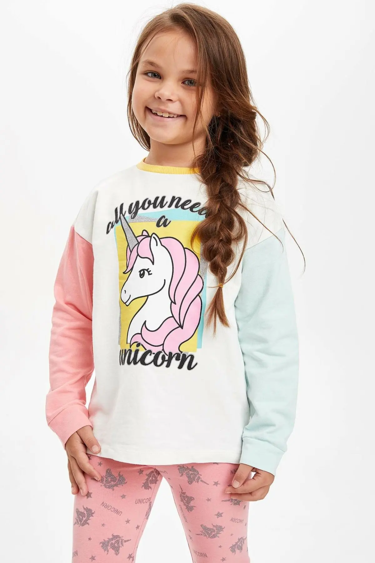 DeFacto для девочек пот Shirt-L1487A619AU | Мать и ребенок
