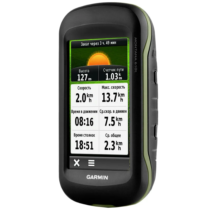 GPS Навигатор Garmin Montana 680t с обновлённой топографической картой России официальная