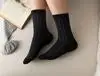 Pied De Poule Women's Socks - Black