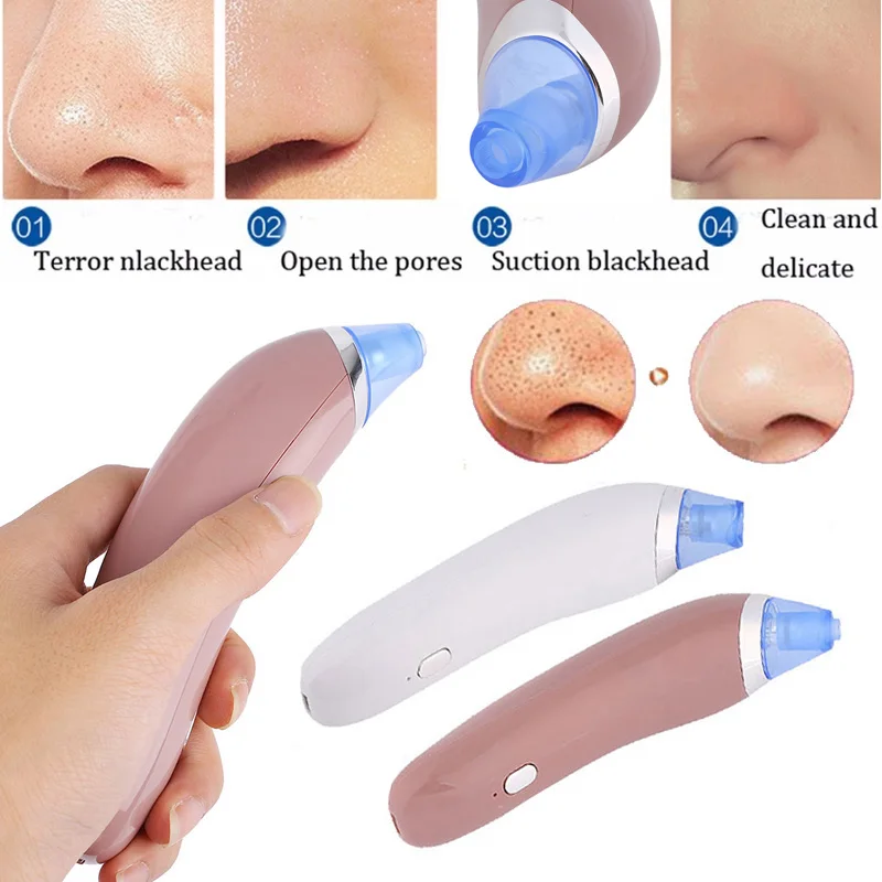 

Blackhead Remover Face Pore Vacuum Skin Care Acne Pore Cleaner Pimple Removal Vacuum Suction Tools USB Rechargeable