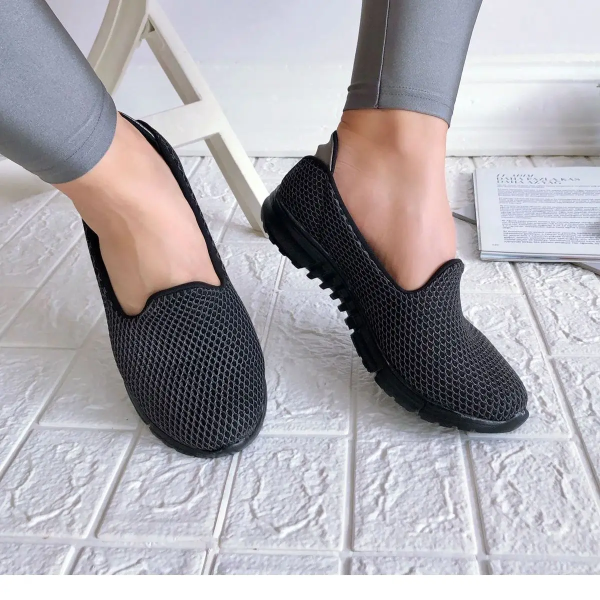 

Lilliana Gray Women Sneaker Casual Breathable Comfortable Platform Sport Shoes Fashion Design Elegant Running Walking Lace Up Ladies Shoe Sneakers