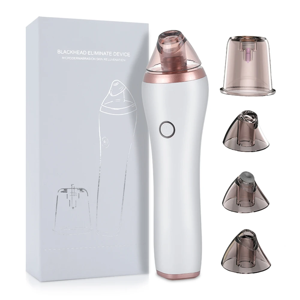 

USB 4 Gear Blackhead Remover Face Pore Vacuum Skin Care Acne Pore Cleaner Pimple Removal Vacuum Suction Black Dot Removal