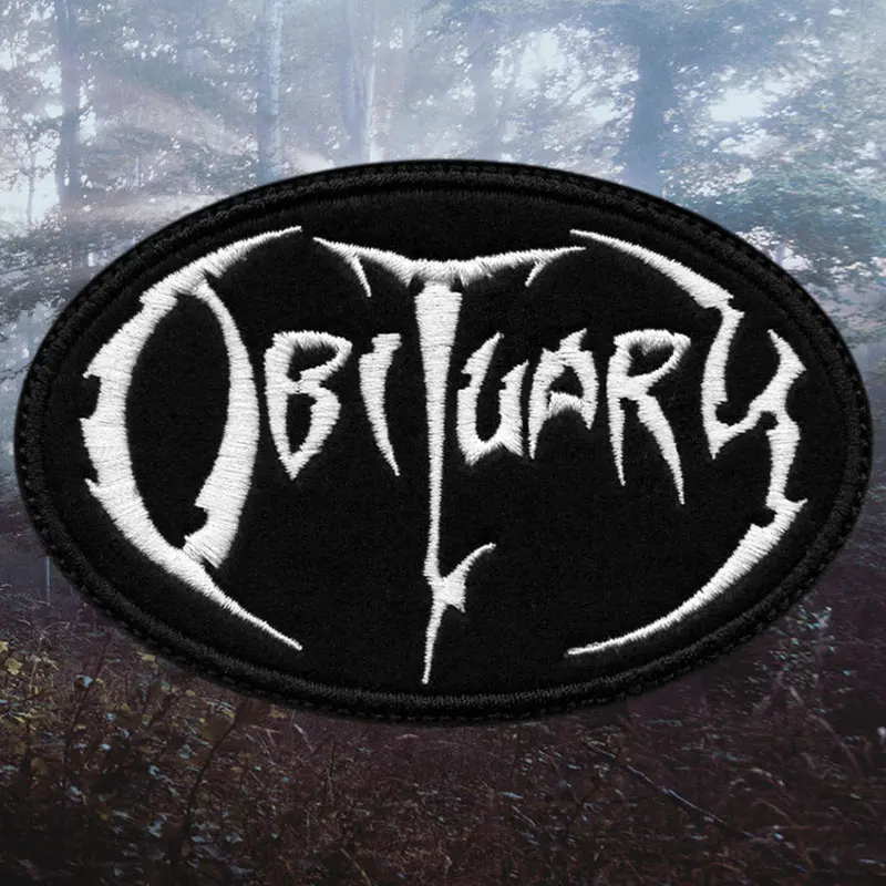 Obituary - Logo | Нашивка вышитая США Death Metal from USA Дет Метал Дез