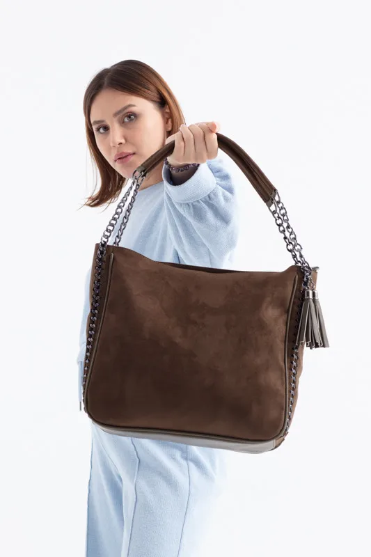 

WOMEN BAG the LUXURY AND EVERYDAY WRINKLED LEATHER ARTIFICIAL SHOULDER AND SLEEVE BAG NEW SEASON DISCOUNT