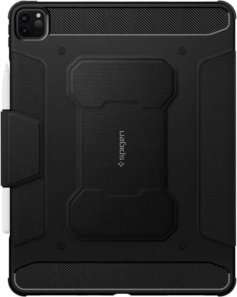 Чехол Spigen Rugged Armor Pro для iPad 11 2018/2020 со встроенной подставкой с приподнятыми краями