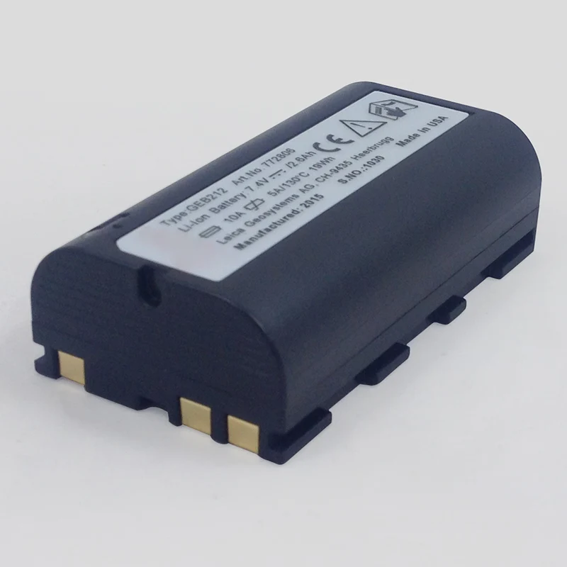 Новое высокое качество samsung пальчиковые батарейки GEB212 Li-Ion 2.6Ah батарея для Leica ATX1200 ATX1230 GPS1200 GPS900 GRX1200
