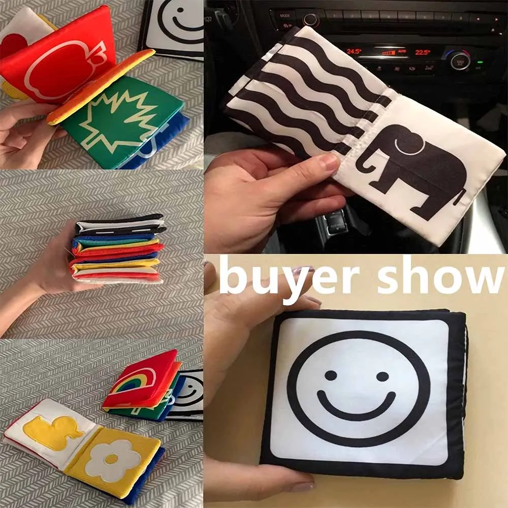 Детская развивающая игрушка-погремушка для стимуляции зрения с бумагой