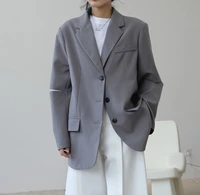 woman new fashion jacket with holes