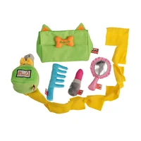 dog toy set q monster plush squeak chew toys makeup bag cute interactive puzzle pet toys