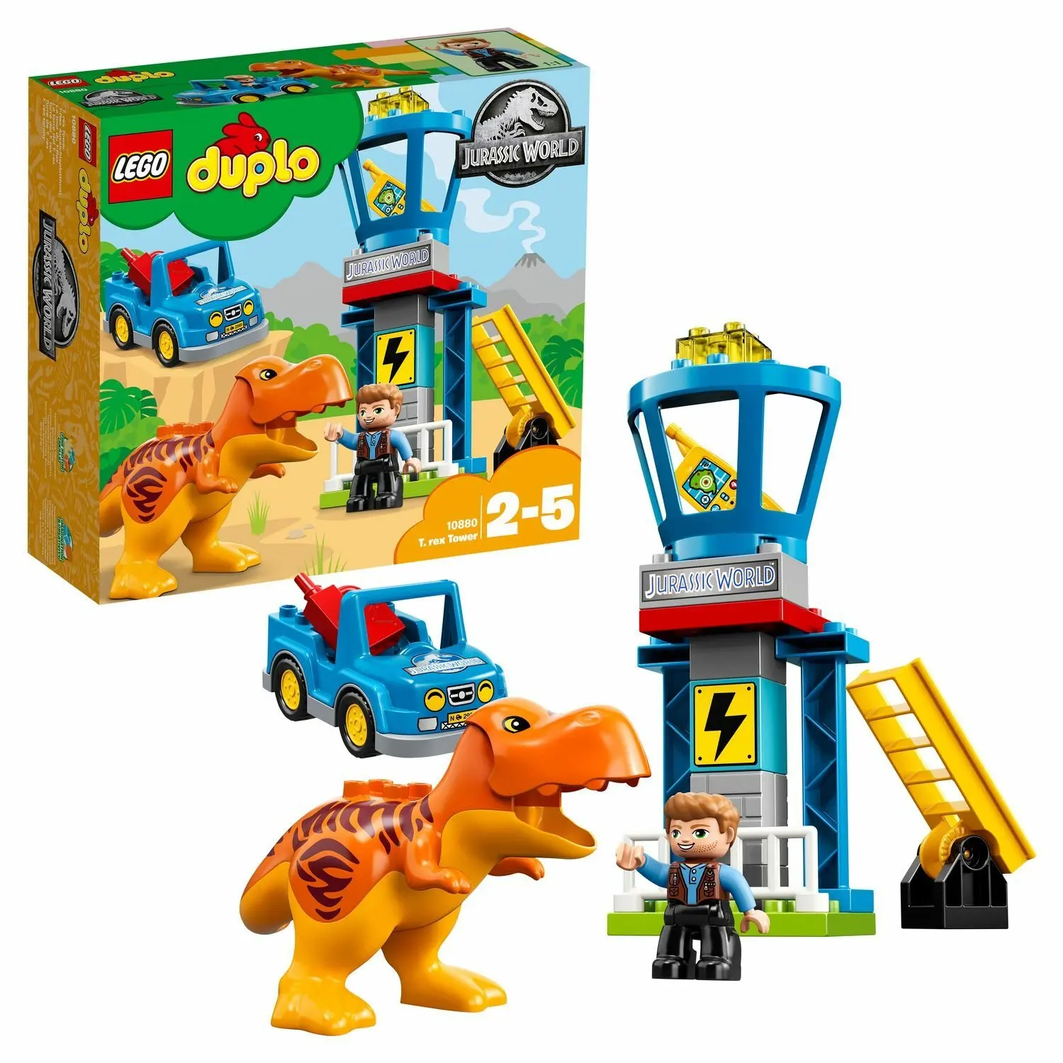 Конструктор LEGO DUPLO Jurassic World Башня Ти Рекса 10880|Блочные конструкторы| |