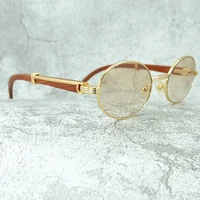 round sunglasses men fashion vintage wood sun glasses women accessories luxury designer carter shades eyewear trending product