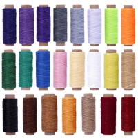 kaobuy colors waxed thread leather sewing threadhand stitching thread for hand sewing leather and bookbinding