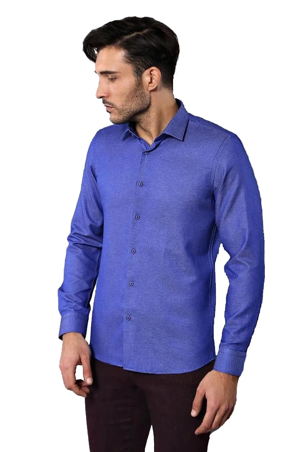 

Indigo Male Pattern Male Shirt Unimart Shop | Wessi
