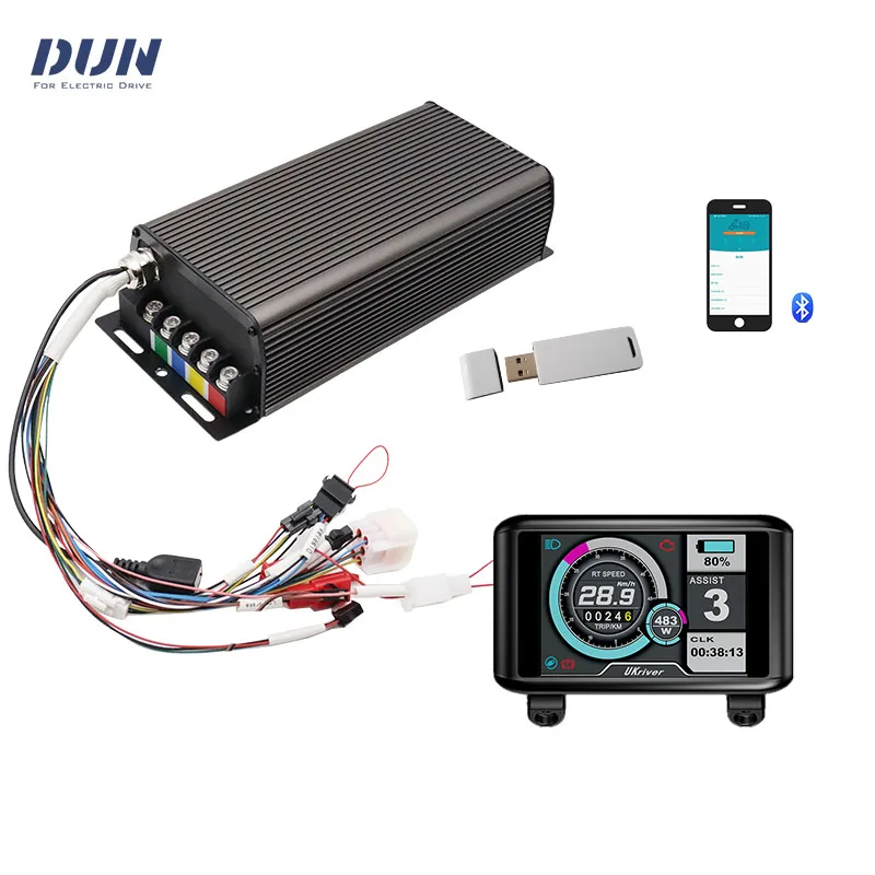 

Контроллер двигателя Холла Sabvoton SVMC7280 APT V2 80A 60 в/72 в 2 кВт с дисплеем TFT UKC1 и Bluetooth-адаптером