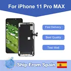 Elekworld для iphone 11 Pro Max, ЖК-дисплей с мягким OLED-экраном, сменный дисплей с 3D сенсорным дигитайзером в сборе, доставка из Испании