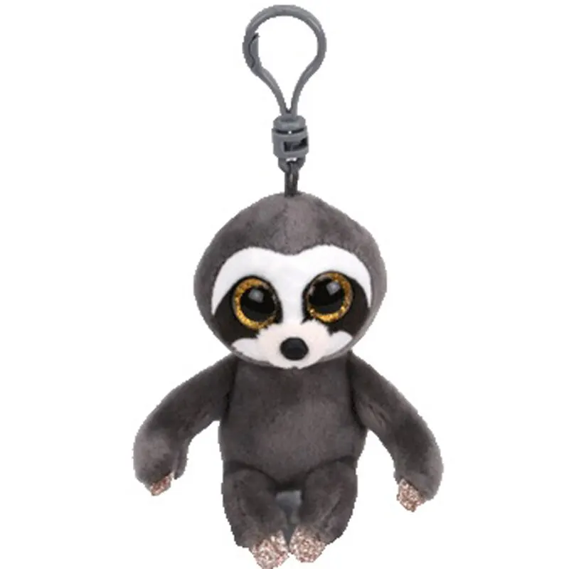 Sloth K Ty Beanie Младенцы плюшевый брелок в виде собаки Единорог Пингвин Леопард Сова Обезьяна клип игрушки 10 см Paw Patrol серии Скай скалистый щебень погоня - Цвет: Sloth K