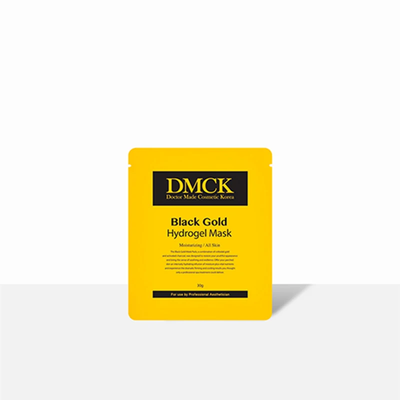 Facial Mask Pack - Black Gold Hydrogel Mask DMCK Moisturizing Brightening Elasticity Skin Care Face Care Korea Cosmetic