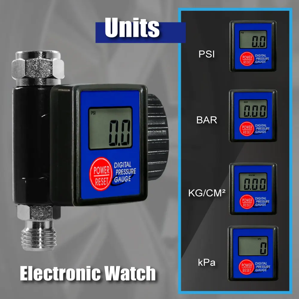 LEMATEC цифровой регулятор давления воздуха для распылителя другой воздушный инструмент встроенный