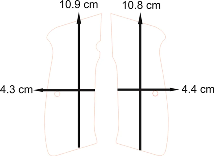 Ручка и чехол для CZ-75 на заказ Лазерная резка древесины инкрустацией Цанги Gun
