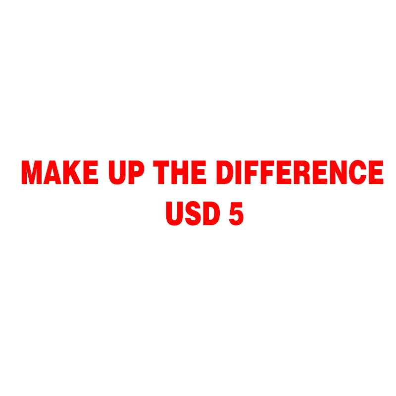

Make up the difference