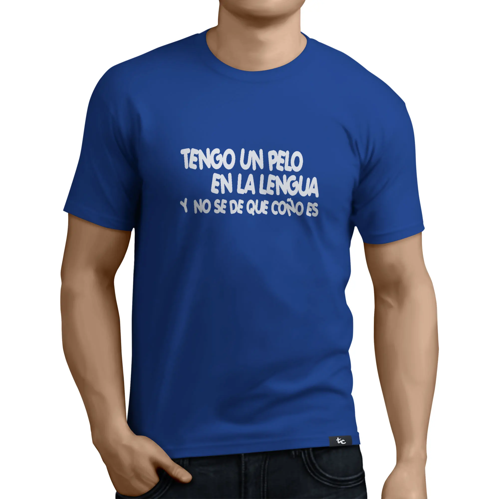 Футболка tengo un pelo en la boca | Мужская одежда