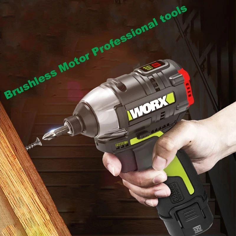 Аккумуляторная ударная отвертка WORX WU132 с бесщеточным двигателем 140 Нм 12 В |