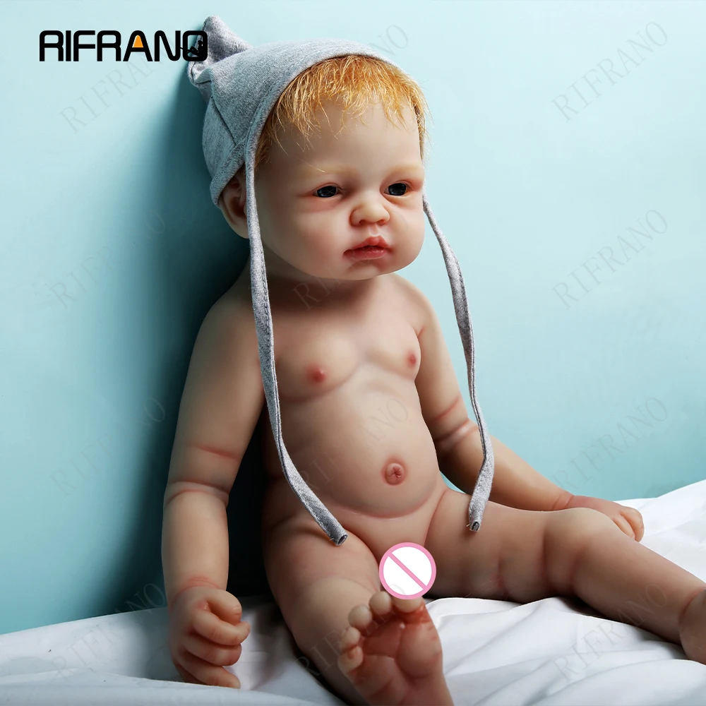 

Reborn Baby Doll 49CM Lifelike Newborn Baby for Children Toys Toddler Full Body Silicone Girl Reborn Doll