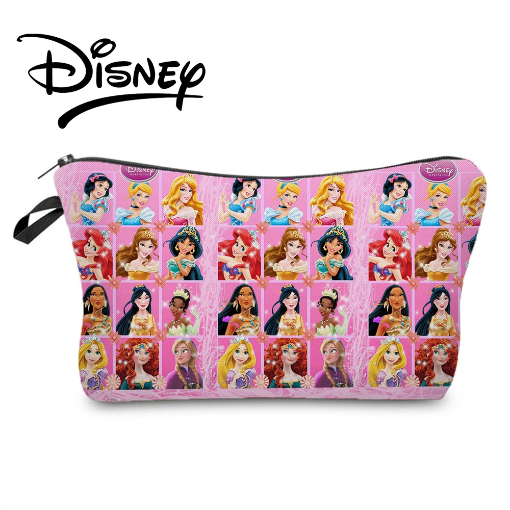 Disney Princess Printed Handbags Fashion Cartoon Shoulder Bag High Capacity Women Shopping Bag Lady Storage Bag Travel Beach Bag