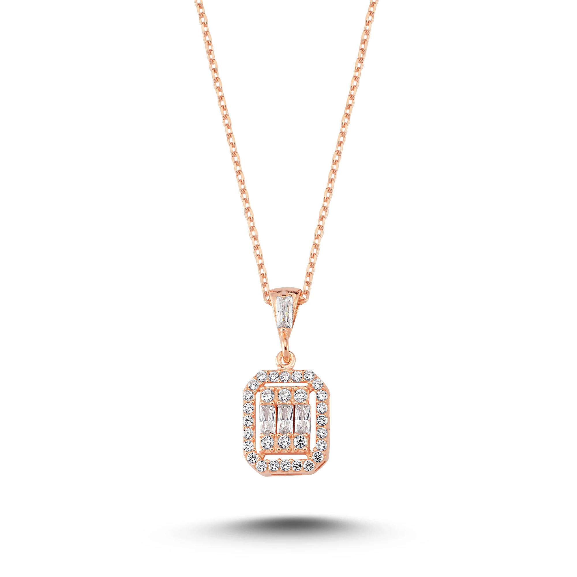 

New 925 Sterling Silver Necklace Necklaces for Women Jewelery Gift Zirkon Stone