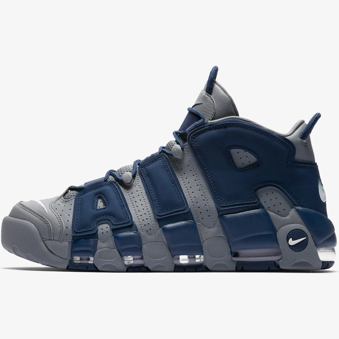Original Nike Air More Uptempo Hoyas Zephyr Male Blue Sports Shoes 921948 - 003 Men 'S Sneaker | Спорт и развлечения