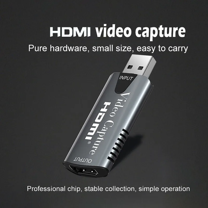 Карта видеозахвата USB 2 0 HDMI захват коробка для записи аксессуары сотовых