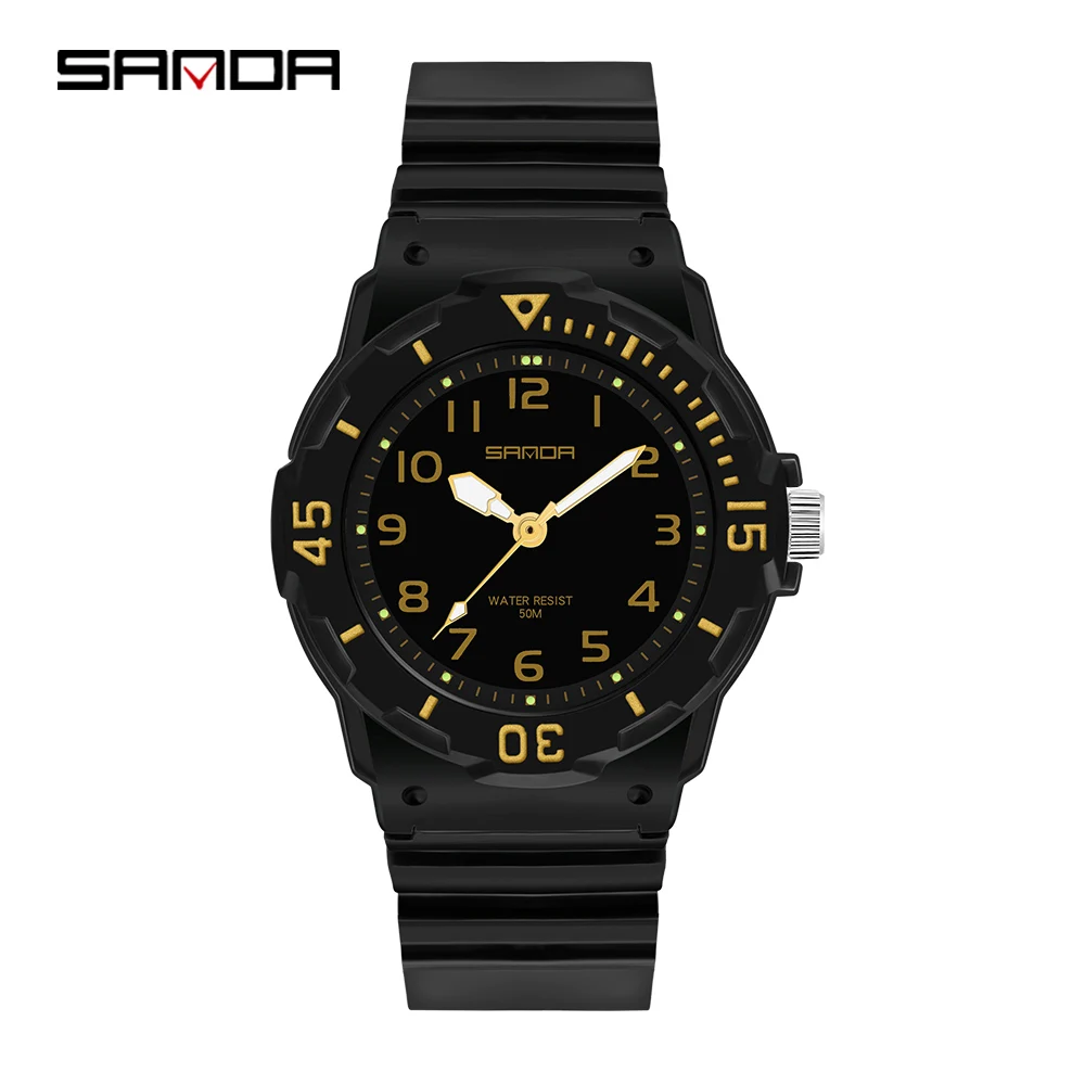 SANDA Brand Fashionable Outdoor Women's Quartz Watch Personality small fresh INS Style watch 50 meters waterproof