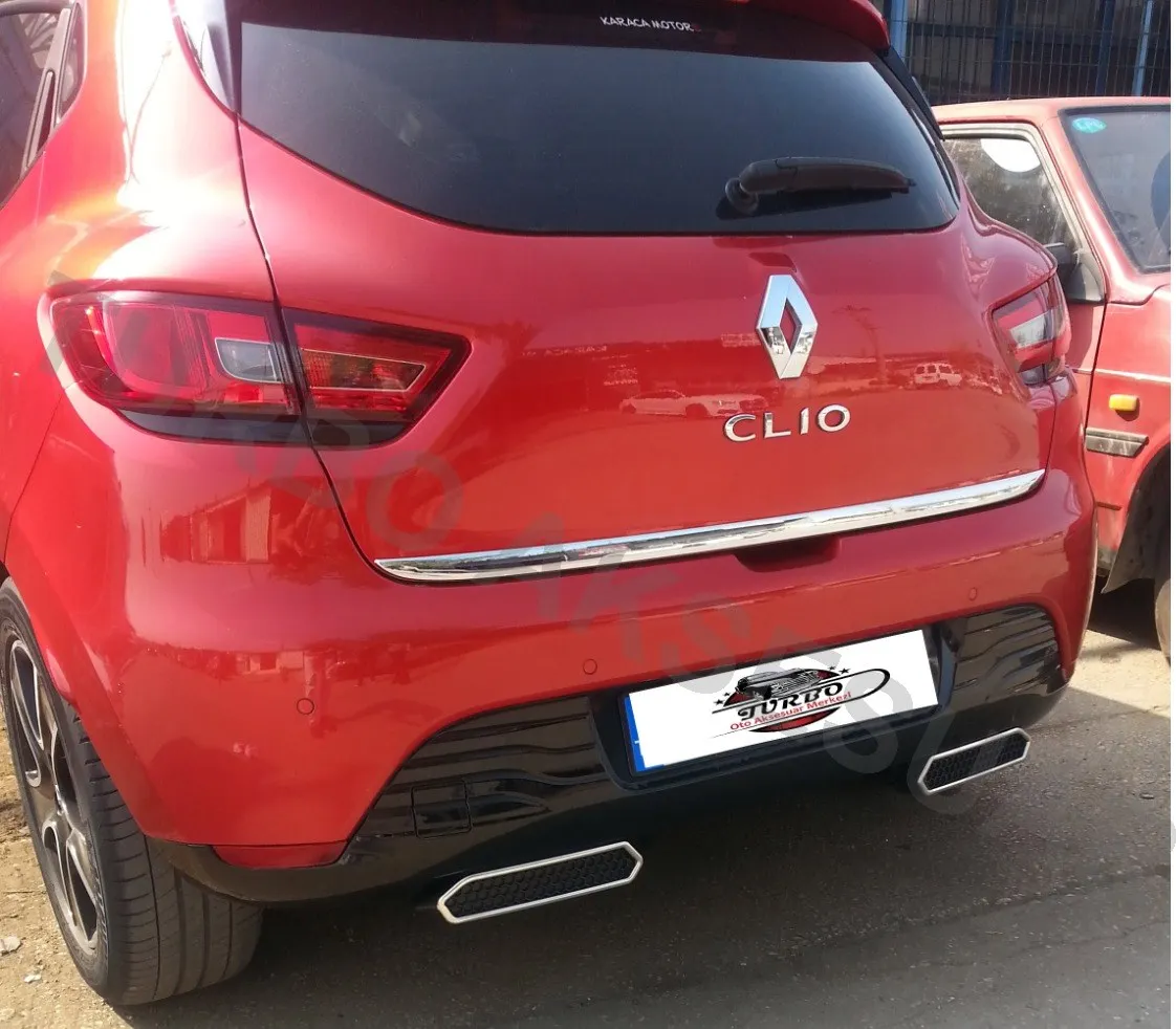 

Renault Clio 4 Exhaust Looking Diffuser 2 Piece Chrome + ABS