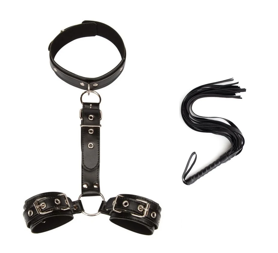 Сексуальные наручники ошейник для взрослых игры Фетиш флирт БДСМ секс бандаж