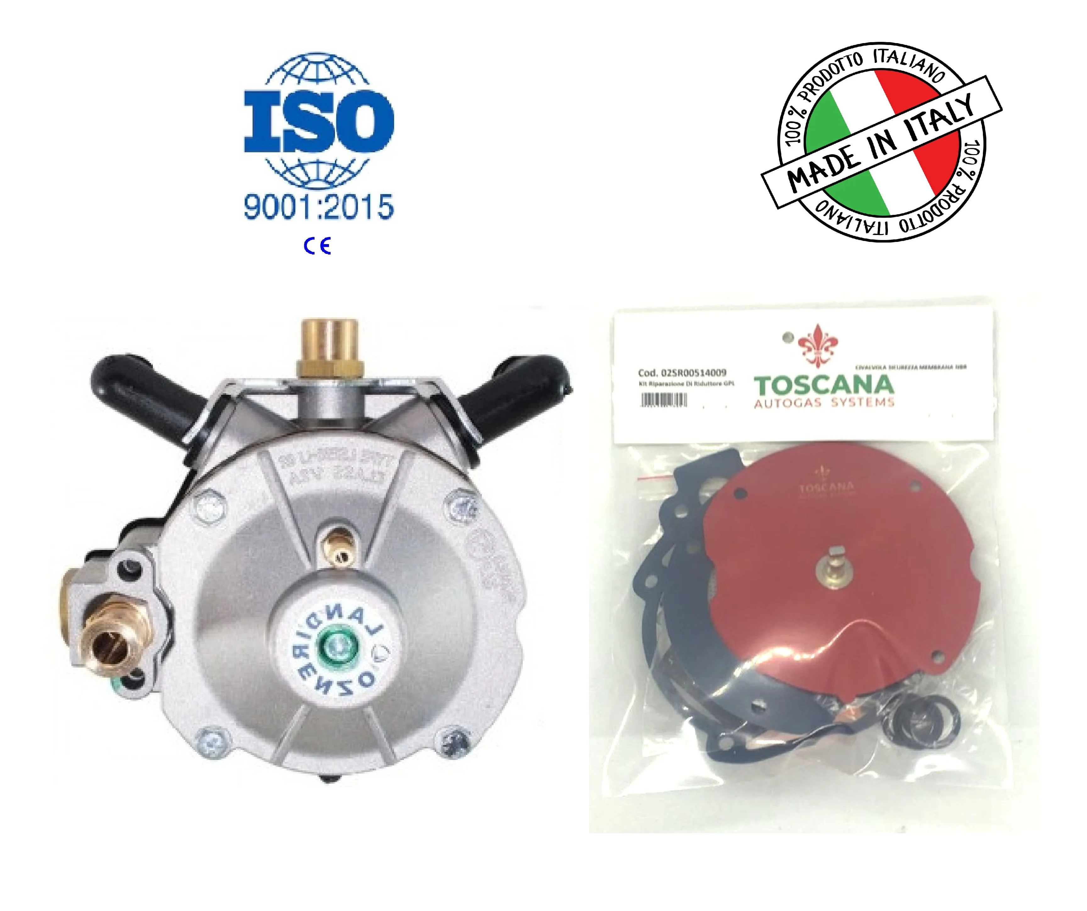 

LANDI and LANDIRENZO Type Equivalent - Counterpart LPG / GPL Reducer Set Repair