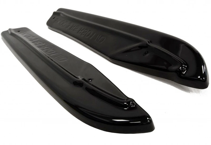 Skoda Octavia 2012-2020 RS задние щитки задние боковые разветвители слева и справа из углеродного волокна или глянцевого черного пластика от AliExpress RU&CIS NEW