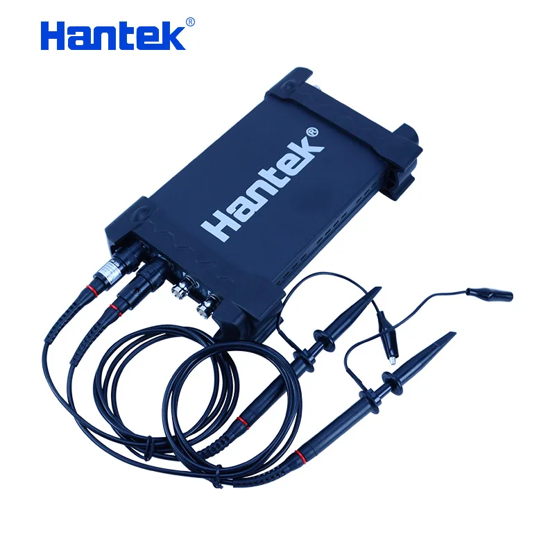 Hantek 4CH USB осциллографы для ПК 1GSa/s 2 мВ-10 В/див 250 МГц Ручной осциллограф 200MSa/s DDS