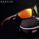 Мужские и женские солнцезащитные очки BARCUR TR90, поляризационные солнцезащитные очки с зеркальной оправой, UV400